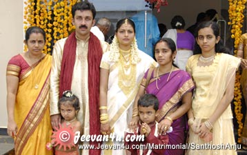 Santhosh Anju Photos Wedding